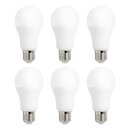 6 x LED Leuchtmittel 7W = 40W E27 matt warmweiß...