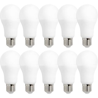 10 x LED Leuchtmittel 7W = 40W E27 matt 600lm warmweiß 3000K 270° *Sonderangebot*