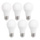 10 x LED Leuchtmittel Birnenform A60 10W = 60W E27 matt warmweiß 3000K 270°