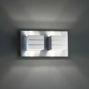 Helestra Design Wandleuchte LIVA Aluminium matt IP20 2 x...