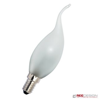 1 x Glühlampe Glühbirne Kerze Windstoß 25W 25 Watt E14 MATT Glühbirnen Glühlampen