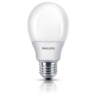 Philips Softone Energiesparlampe Birnenform 12W = 55W E27...