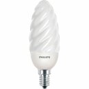 Philips ESL Softone Energiesparlampe Kerze gedreht 8W =...