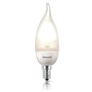 Philips Energiesparlampe Softone Windstoßkerze 5W = 21W E14 matt 190lm warmweiß 2700K