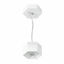 2 x Osram LED Pendellleuchte Combilite Single Pendant 4W weiß Deckenleuchte für Küche Esszimmer Wohnzimmer