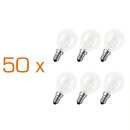 50 x Glühbirne Tropfen 40W E14 klar Glühlampe...