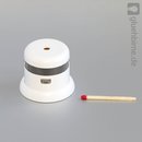 Mini Design Rauchmelder Invisible Feuermelder photoelektrisch inkl. 10-Jahres-Batterie Cautiex