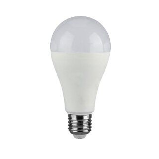V-TAC LED Leuchtmittel Birnenform A65 15W = 100W E27 matt 1350lm warmweiß 2700K 200°