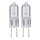 2 x Paulmann Halogen Leuchtmittel Stiftsockel 20W GY6,35 12V klar 374lm warmweiß 2900K dimmbar