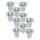 10 x Halogen Reflektor 20W GU4 30° 12V MR11 Halogenlampe