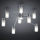 Helestra Deckenleuchte Mila Chrom Nickel matt 30cm 8 x...
