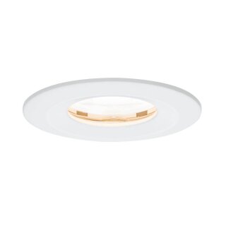 Paulmann LED Einbauleuchte Strahler Nova Weiß rund 1 x 7W GU10 460lm warmweiß 2700K dimmbar