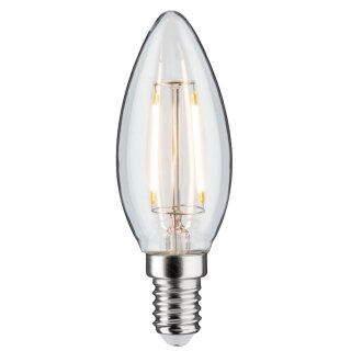Paulmann LED Filament Kerze 2,6W = 25W E14 klar 250lm warmweiß 2700K