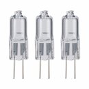 3 x näve Halogen Leuchtmittel Stiftsockellampen 10W...