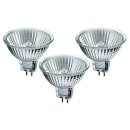 3 x näve Halogen Leuchtmittel MR16 Reflektor 35W...