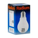 10 x Radium Glühbirne A60 Kolben 25W E27 matt 220lm warmweiß Glühbirnen Glühlampen dimmbar