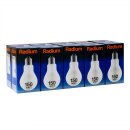 10 x Radium Glühbirne A65 Kolben 150W E27 matt  2160lm Glühlampen Glühbirnen warmweiß dimmbar