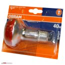 1 x OSRAM Reflektor Glühbirne R63 40W Rot E27 Glühlampe Concentra Spot Color