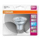 6 x Osram LED Star PAR16 Leuchtmittel Glas Reflektor 4,3W = 50W GU10 kaltweiß 4000K 36°