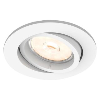 Philips Einbauleuchte myLiving Weiß rund Ø9cm max. 5,5W GU10 ohne Leuchtmittel schwenkbar