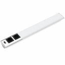 Hi Lite LED Lichtleiste Unterbauleuchte Dresden 59cm 12W 780lm Neutralweiß 4000K mit Schalter & 2 x Steckdose