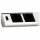 Hi Lite LED Lichtleiste Unterbauleuchte Dresden 59cm 12W 780lm Neutralweiß 4000K mit Schalter & 2 x Steckdose