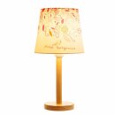 Paulmann Pauleen Cute Flower Lamp Tischleuchte Stoff & Holz mit 4W = 40W E27 LED Leuchtmittel & Schalter