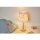 Paulmann Pauleen Cute Flower Lamp Tischleuchte Stoff & Holz mit 4W = 40W E27 LED Leuchtmittel & Schalter