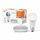 Ledvance LED Smart Home Starter Set Google Home Mini Weiß + LED Birne A60 10W E27 matt 800lm RGBW 2000K-6500K Dimmbar App Bluetooth