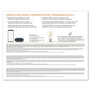 Ledvance LED Smart Home Starter Set Google Nest Mini Schwarz + LED Birne A60 6,5W E27 klar 806lm warmweiß 2700K Dimmbar App Google Bluetooth