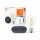 Ledvance LED Smart Home Starter Set Google Nest Mini Schwarz + LED Birne A60 6,5W E27 klar 806lm warmweiß 2700K Dimmbar App Google Bluetooth