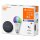 Ledvance LED Smart Home Starter Set Google Nest Mini Schwarz + LED Birne A60 8,5W E27 matt 800lm RGBW 2700K-6500K Dimmbar App Google Bluetooth
