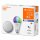 Ledvance LED Smart Home Starter Set Google Nest Mini Weiß + LED Birne A60 8,5W E27 matt 800lm RGBW 2700K-6500K Dimmbar App Google Bluetooth