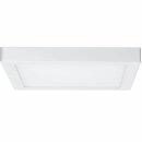 Paulmann LED Aufbau Panel 30x30cm Carpo weiß matt WarmDim 16W 1400lm Lichtfarbe regelbar 2300K 2500K 3000K