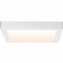 Paulmann LED Aufbau Panel 30x30cm Carpo weiß matt WarmDim 16W 1400lm Lichtfarbe regelbar 2300K 2500K 3000K