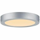 Paulmann LED Aufbau Panel Ø30cm Carpo Chrom matt WarmDim 16W 1400lm Lichtfarbe regelbar 2300K 2500K 3000K