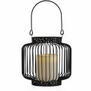 Paulmann Pauleen Lantern Passion Laterne LED Kerze warmweiß 2800K innen & außen IP44 für 2x AA Batterie