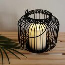 Paulmann Pauleen Lantern Passion Laterne LED Kerze warmweiß 2800K innen & außen IP44 für 2x AA Batterie