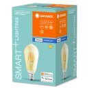 4 x Ledvance LED Filament Smart+ Edison ST64 5,5W = 45W E27 Gold 600lm extra warmweiß 2500K Dimmbar App Google Bluetooth