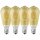 4 x Ledvance LED Filament Smart+ Edison ST64 5,5W = 45W E27 Gold 600lm extra warmweiß 2500K Dimmbar App Google Bluetooth
