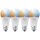 4 x Ledvance LED Smart+ Birne 8,5W = 60W E27 matt 806lm Tunable White CCT 2700K-6500K Dimmbar App Google Alexa Apple HomeKit Bluetooth