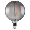 4 x Ledvance LED Filament Smart+ Globe G200 6W = 37W E27 Rauchglas 430lm warmweiß 2700K Dimmbar App Google Assistant Bluetooth