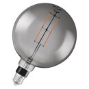 4 x Ledvance LED Filament Smart+ Globe G200 6W = 37W E27 Rauchglas 430lm warmweiß 2700K Dimmbar App Google Assistant Bluetooth