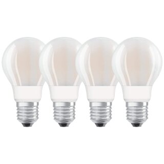 4 x Ledvance LED Filament Smart+ Birne 11W = 100W E27 matt 1521lm warmweiß 2700K Dimmbar App Google Alexa Apple HomeKit Bluetooth