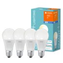 4 x Ledvance LED Smart+ Birne 9W = 60W E27 matt 800lm warmweiß 2700K Dimmbar App Google Alexa Apple HomeKit Bluetooth