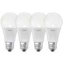 4 x Ledvance LED Smart+ Birne 9W = 60W E27 matt 800lm...