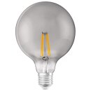 4 x Ledvance LED Filament Smart+ Globe G125 6W = 48W E27 Rauchglas 600lm warmweiß 2700K Dimmbar App Google Alexa Bluetooth