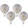 4 x Ledvance LED Filament Smart+ Globe G125 6W = 48W E27 Rauchglas 600lm warmweiß 2700K Dimmbar App Google Alexa Bluetooth