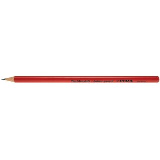 Lyra Tischlerbleistift rund rot 91T 17,5cm