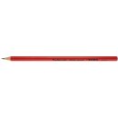 Lyra Tischlerbleistift rund rot 91T 17,5cm